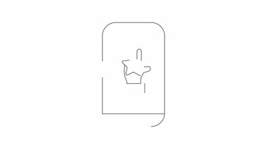 Akıllı telefon uygulaması yıldız derecelendirme ikonu animasyon tasarımı konsepti. Uygulama geliştiricileri, UI-UX tasarımcıları ve teknoloji meraklıları için mükemmel. Projelerinizi bu gösterişli görsel ile geliştirin.