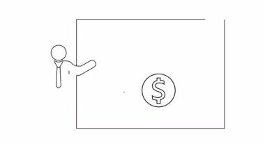 Ekonomik kriz, ekonomik düşüş ve iş ve finans tartışmaları için uygun pazar çöküşünü anlatan bir sunum slaytı.