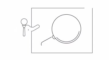 Basit bir sunum ikonu animasyonu, iş stratejisi, planlama ve eğitim videoları için kullanışlı. Kavramları ve fikirleri açıklamak için mükemmel..