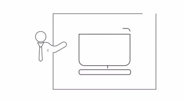 İş büyümesi ve müşteri ilişkileri için çevrimiçi alışveriş, e-ticaret stratejileri ve dijital pazarlama teknikleri hakkında bir sunum.
