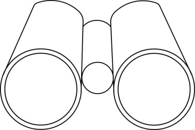 Basit bir siyah beyaz çizgi çizimi, renkli sayfalar, eğitim materyalleri veya tasarım elementleri için mükemmel..