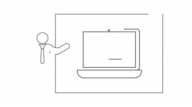 Modern bir alışveriş deneyimi için iş ve teknolojinin entegrasyonunu vurgulayan çevrimiçi bir giyim mağazasını gösteren bir sunum.