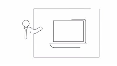 Basit, kesintisiz bir çizgi sunucunun ekranda okla delinmiş bir kalbi gösteren animasyonu. Aşk, sevgililer günü ya da ilişki kavramları için mükemmel..