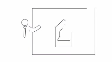 Fiyat etiketi ve çanı olan bir tahtayı gösteren basit bir çizgi çizimi, fiyat uyarıları ve uyarıları sembolize eder.