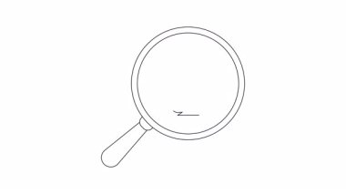 Bir büyüteç para çantası ikonuna odaklanıyor, mali soruşturmayı ve incelemeyi sembolize ediyor.