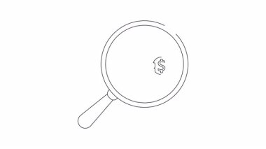 Bir büyüteç, performans ve verimliliğin artırılması için optimizasyonu ve analizi sembolize eden bir veritabanı ve ayarlama ekipmanına odaklanır..