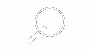 Büyüteç altındaki bir beynin kavramsal bir çizimi, bilişsel süreçlerin ve zihinsel fonksiyonların incelenmesini ve incelenmesini sembolize eder..