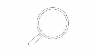 Güvenlik ve koruma için animasyon CCTV izleme ikonu. Güvenlik ve teknoloji ile ilgili sunumlar, web siteleri ve videolar için mükemmel.