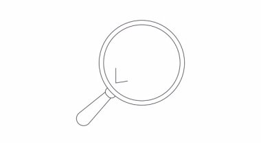 Bir büyüteç, madeni paraları tutan, mali analizi ve yatırım incelemesini sembolize eden bir el ele odaklanıyor.