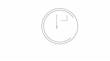 Büyütme cam el bayrağı animasyon konsepti. Arama, keşif ve keşfin sembolü. İş, eğitim veya teknoloji projeleri için mükemmel.