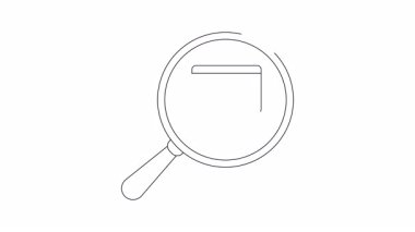 Bir büyüteç, soruşturmayı ve güvenlik protokollerine dikkat etmeyi sembolize eden bir acil durum alarm sistemi simgesine odaklanır..