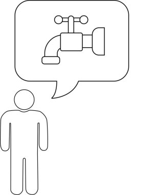 Bir kişi su koruma ve tesisat tesisatı hakkında düşünüyor, özellikle musluk veya musluk, muhtemelen su veya su tasarrufu sorunlarıyla ilgili..