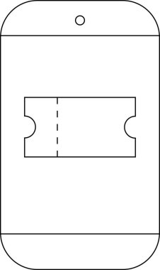 Telefon kılıfında bilet koçanı olan minimalist bir tasarım. Etkinlik terfisi için ideal. Ya da eşsiz, teknolojik bir estetik..
