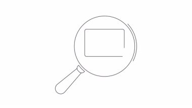 Yükselen bir grafiği gösteren bir dizüstü bilgisayara odaklanan büyüteç, veri analizi, büyüme ve iç görü iş stratejilerini sembolize ediyor.