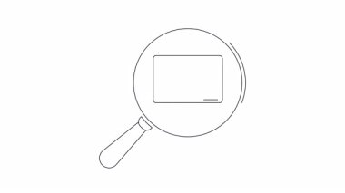 Stetoskop ve tıbbi haç sembolü gösteren bir dizüstü bilgisayarın üzerinde canlandırılmış büyüteç, çevrimiçi sağlık hizmetleri arama ve bilgilerini temsil ediyor.