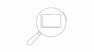 Bir büyüteç, çevrimiçi sağlık hizmetleri araması ve dijital tıbbı sembolize eden tıbbi malzemeyi gösteren bir dizüstü bilgisayara odaklanıyor..