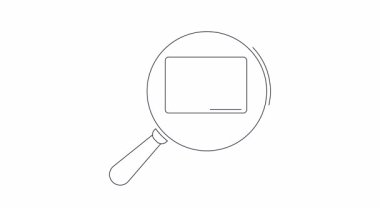 Güvenlik kamerası görüntüleyen bir dizüstü bilgisayar ekranı, çevrimiçi güvenlik soruşturması ve dijital gözetlemeyi sembolize eden bir büyüteçle inceleniyor..