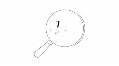 Bir büyüteç, iş ve ekonomi alanında mali soruşturma, analiz ve sorun çözmeyi sembolize eden bir soru işareti ve dolar işaretine odaklanır..