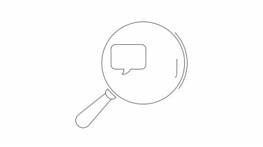 Bir büyüteç, ikonlar tarafından temsil edilen mali belgeleri inceler. Denetimler, incelemeler ve finansal analiz kavramları için mükemmel..