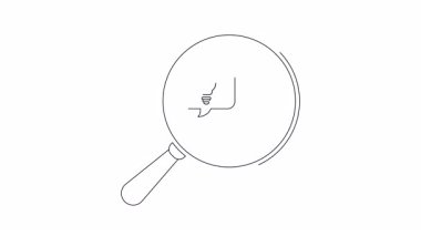 Bir büyüteç, bir ampul ve dolar işaretine odaklanarak fikir değerlemesini ve iş analizini sembolize eder..