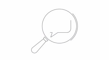 Bir büyüteç insansız hava aracına odaklanır, bilgi arayışını ve hava teknolojisini ve uygulamalarını sembolize eder..