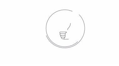 Bir büyüteç, yeni fikirler ve uyarılar arayışını sembolize eden çan ikonlu bir ampule odaklanır..