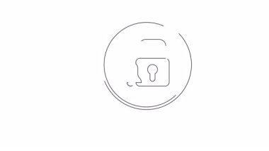 Bir büyüteç, güvenlik açığı aramasını ve bildirimi sembolize eden, çanı olan açık asma kilit simgesine odaklanır..