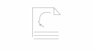 Finansal istihbarat ve planlamayı temsil eden para sembollü bir beynin yer aldığı bir belge çizimi. İş ve finans kavramları için ideal.