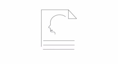 Fikirleri ve düşünce süreçlerini sembolize eden beyin ve ampullü bir belge. Kavramların, yeniliklerin ve entellektüel uğraşların açık ve öz bir şekilde resmedilmesi için idealdir.