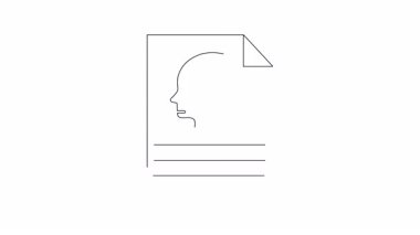 Teknolojinin insan zihni üzerindeki etkisinin sembolik bir temsili, bir beyin ve bilgisayar ekranı ile tasvir edilmiş bir belge. Teknoloji ve psikoloji temaları için ideal.