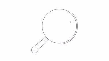 Bir büyüteç, bir konuşma baloncuğu içindeki bir sosis simgesine odaklanarak, çevrimiçi incelemeler ve tartışmalar yoluyla en iyi sosis arayışını sembolize eder..