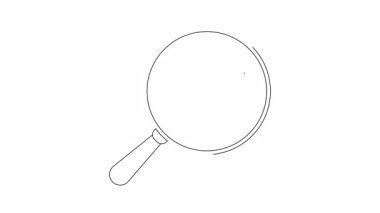 Bir büyüteç, salgın sırasında bilgi ve anlayış arayışını sembolize eden bir koronavirüs ikonu içeren bir konuşma balonuna odaklanır..