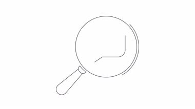 Bir büyüteç, şifreli iletişim ve veri gizliliğini sembolize eden güvenli bir mesaja odaklanır..