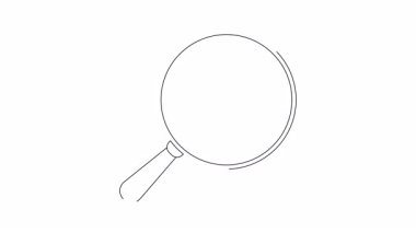 Bir büyüteç, aşı araştırmaları ve bilgi keşiflerini sembolize eden şırınga içeren bir konuşma balonuna odaklanır..