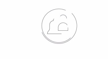 Bir büyüteç uyarı çanı ve kullanıcı simgesine odaklanarak dijital ortamda uyarı ve güncellemeleri sembolize eder.