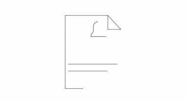 Bağış talep formunun basit bir çizgisi çizimi, çeşitli hayır işleri ve bağış toplama projeleri için uygun. Temiz ve minimalist tasarım.