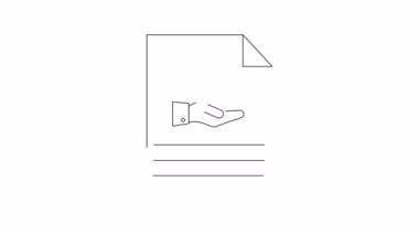 Hesap makinesi, el ve kağıt içeren animasyon mali planlama belgesi. Finansal kavramlar ve planlama için mükemmel..