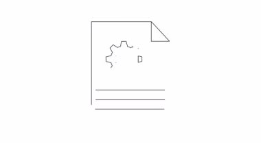 Kalem ve dişli sembollü, ayarları veya yapılandırmayı temsil eden canlandırılmış belge simgesi. Teknoloji, iş veya tasarımla ilgili içerik için uygundur.