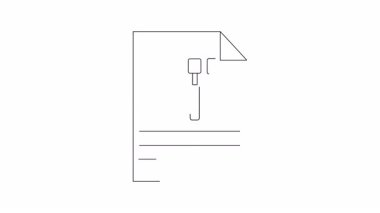 Kağıt üzerinde dişli, çekiç ve çizgilerin olduğu basit bir teknik belge çizimi. Mühendislik, inşaat ve belgelerle ilgili kavramları resmetmek için ideal.