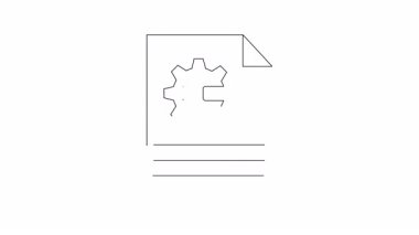 Animasyon aşı raporu ikonu tıbbi veri ve bağışıklık gösteriyor. Sağlık, bilim ve teknoloji projeleri için mükemmel..