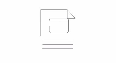 Güvenlik, gözetleme ve izleme sistemlerini sembolize eden bir CCTV kamera raporunun canlandırılmış simgesi. Güvenlikle ilgili içerik ve sunumlar için ideal.