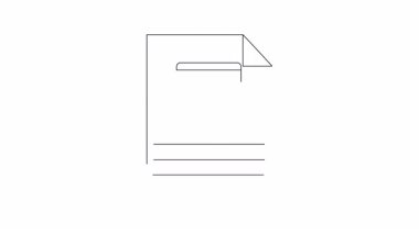 Çeşitli tasarım projeleri ve sunumlar için ideal bir paraşüt simgesinin yer aldığı bir belgenin temiz çizgi çizimi.