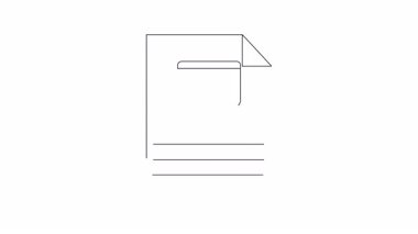 Zamanlayıcı içeren bir belge simgesi, teslim tarihlerini, programları ve zamana duyarlı görevleri sembolize ediyor. Üretkenlik ve verimlilikle ilgili projeler için ideal.