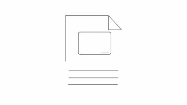 Modern lojistik ve e-ticaret çözümlerini temsil eden bir kağıt parçasındaki teslimat hizmetinin basit bir çizimi.