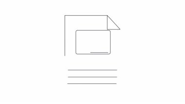 Bir dizüstü bilgisayar ve anahtar simgesi illüstrasyonuna sahip bir belge, güvenlik veya teknoloji temaları için mükemmel.