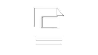 Bir sunucu illüstrasyonunu gösteren, teknoloji, veri ve dijital altyapıyı sembolize eden bir laptop içeren bir belge. Teknolojiyle ilgili içerik için ideal.