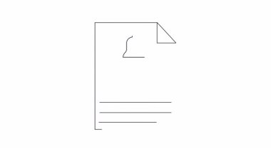 Bir alışveriş arabası bilgilendirme ikonunun basit bir animasyonu. E-ticaret, alışveriş uygulamaları ve satış promosyonları için harika..