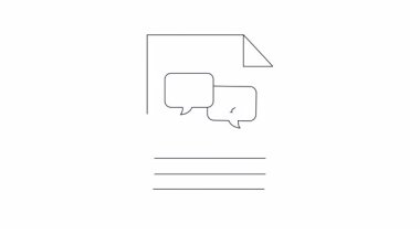 Haritalar ve dolar işaretli finansal bir raporun canlandırılmış simgesi, iş, yatırım ve veri analiz videoları için mükemmel.