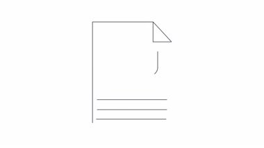 Bir roket ikonunun yer aldığı, yeniliği, ilerlemeyi ve ileriyi düşünen fikirleri sembolize eden bir belge çizimi. İş, teknoloji ve yaratıcı projeler için mükemmel..