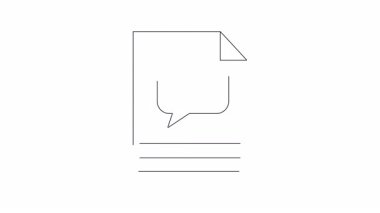 Bu animasyon, iş ve finans içeriği için mükemmel animasyon sikkeleri ile bir mali rapor simgesi içerir.